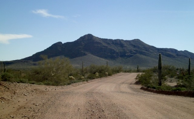Road toward Black Mountain