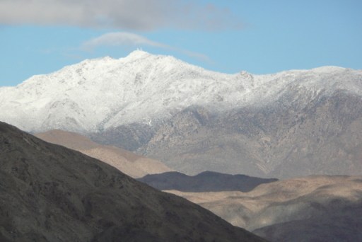 Snow up there, rain and wind down here