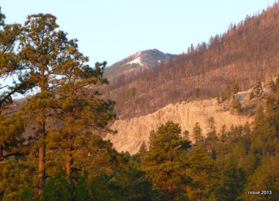 San Francisco Peak is in the distance.