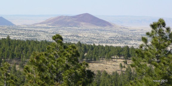 The view to the north