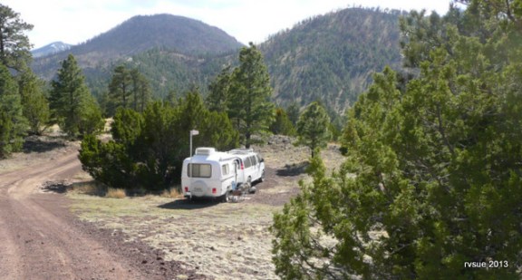 Our home at Sunset Crater Camp